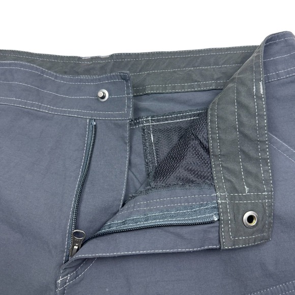 Kuhl Men's Renegade Rock Pants Gray Size 40x30 Cargo Hiking Straight Leg Stretch - Picture 4 of 14